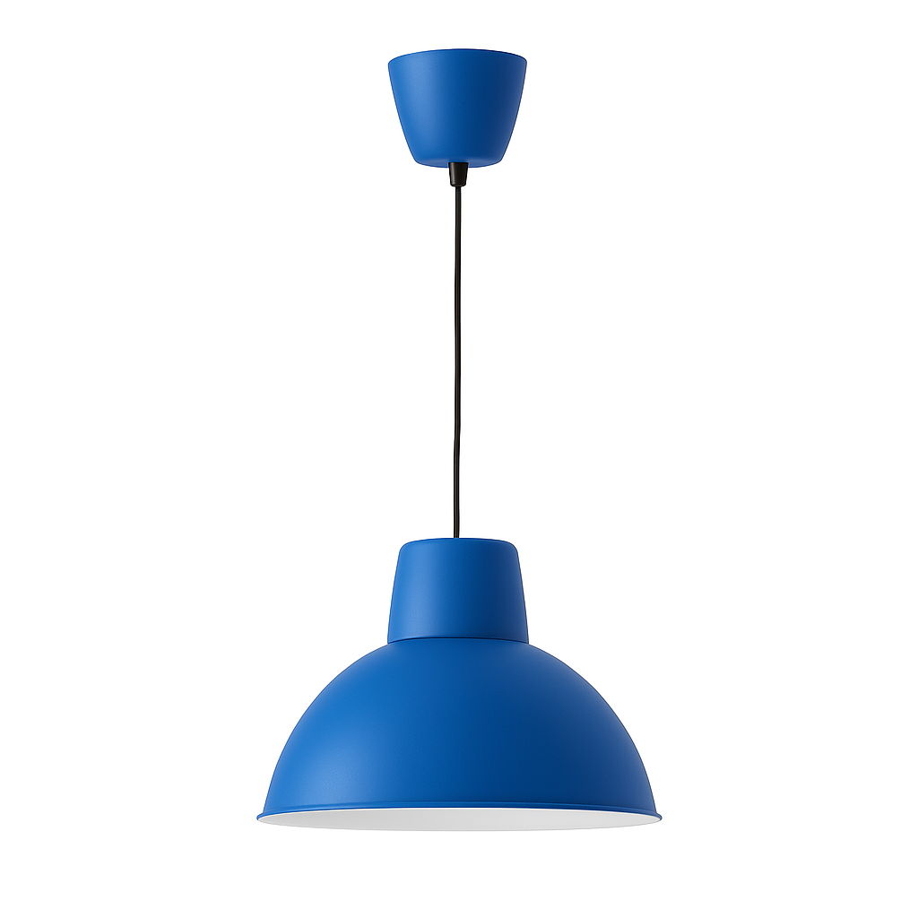 Lampu gantung, Biru, 38 cm